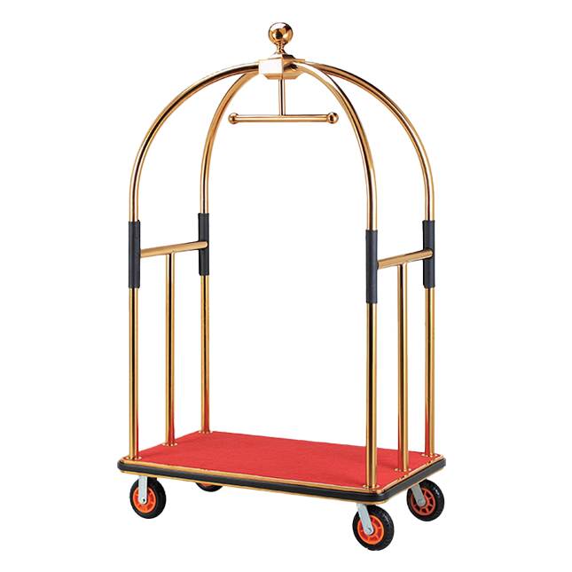 Hotel baggage cart Luggage transport trolley Hotel bellman trolley