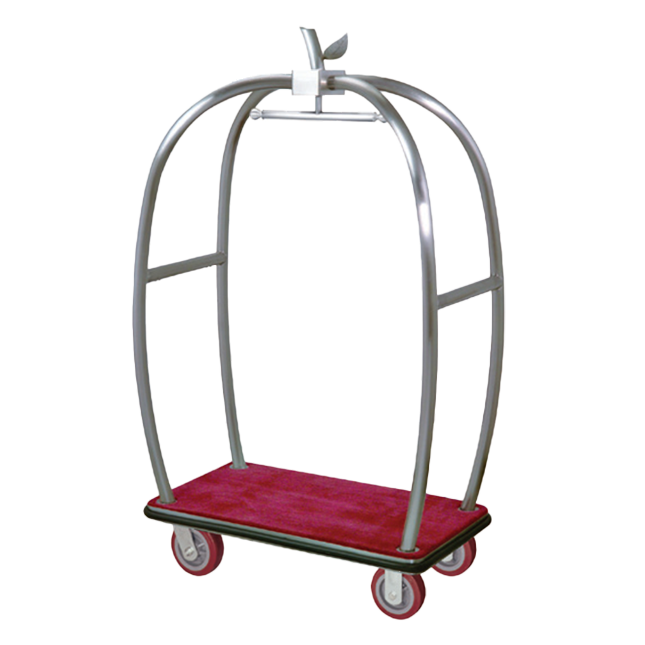 Hotel rolling luggage cart /Luggage trolley for hotels/ Stainless steel luggage trolley