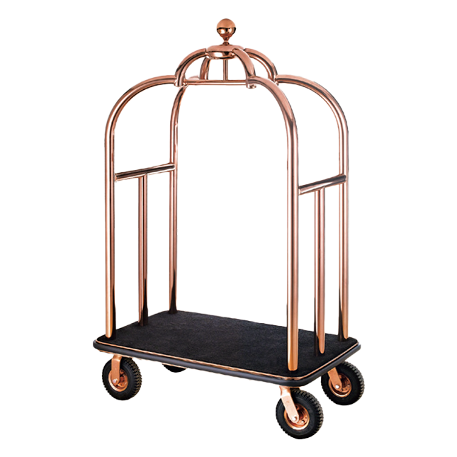 Heavy-duty luggage trolley